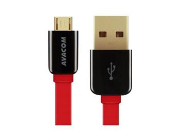 AVACOM MIC-40R kabel USB - Micro USB, 40cm, erven