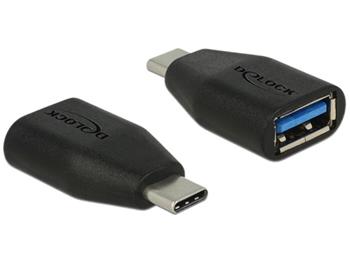Delock Adaptr SuperSpeed USB 10 Gbps (USB 3.1 Gen 2) USB Type-C samec > Typ-A samice