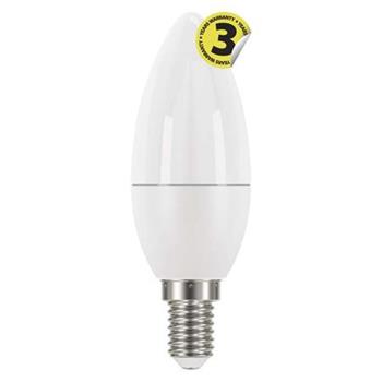 Emos LED rovka CANDLE, 6W/40W E14, CW studen bl, 470 lm, Classic A+