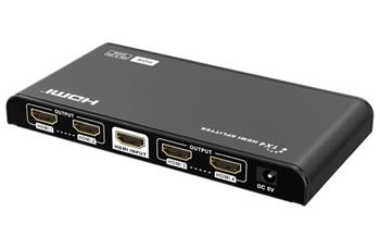 PremiumCord HDMI 2.0 splitter 1-4 porty, 4K x 2K/60Hz, FULL HD, 3D, ern