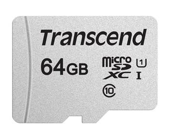 Transcend 64GB microSDXC 300S UHS-I U1 (Class 10) pamov karta (bez adaptru) 