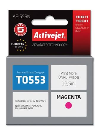 ActiveJet inkoust Epson T0553 R240/R245 Magenta, 12,5 ml AE-553