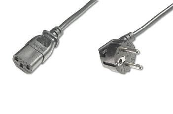 Digitus napjec kabel 240V, dlka 5m CEE7 pravohl/IEC C13 ern