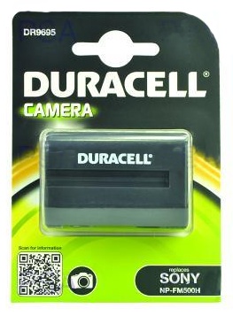 DURACELL Baterie - DR9695 pro Sony NP-FM500H, ern, 1400 mAh, 7.4V