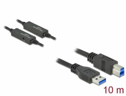 Delock Aktivn kabel USB 3.2 Gen 1, z USB Typu-A na USB Typu-B, dlka 10 m
