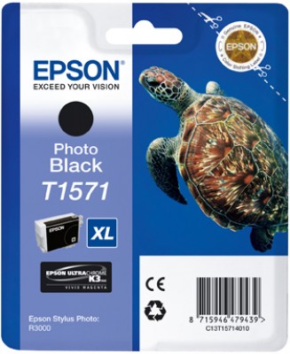 EPSON cartridge T1571 photo black (elva)