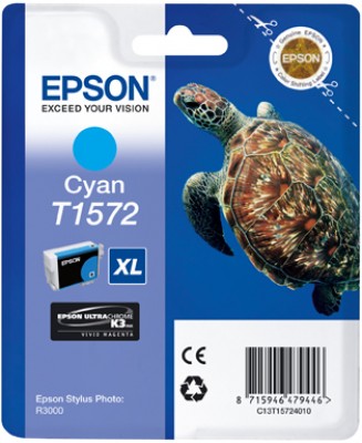 EPSON cartridge T1572 cyan (elva)