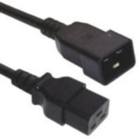 PremiumCord Kabel sov prodluovac 230V 16A 1,5m, konektory IEC 320 C19 - IEC 320 C20