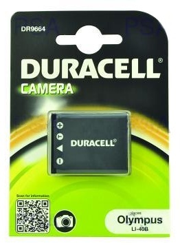DURACELL Baterie - DR9664 pro Olympus, Nikon NP-45, ern, 630 mAh, 3.7V