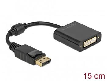 Delock Adaptr DisplayPort 1.1 samec na DVI samice pasivn ern