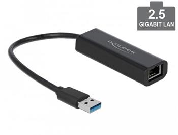 Delock Adaptr USB Type-A samec na 2,5 Gigabit LAN
