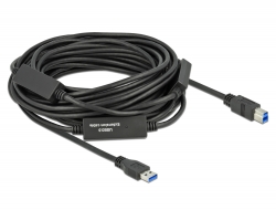 Delock Aktivn kabel USB 3.2 Gen 1, z USB Typu-A na USB Typu-B, dlka 15 m