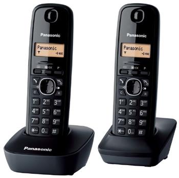 Panasonic KX-TG1612FXH, bezdrt. telefon, 2 sluchtka