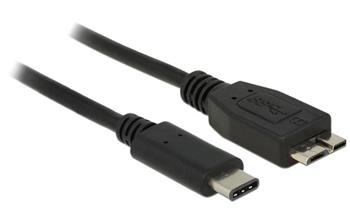 Delock kabel SuperSpeed USB 10 Gbps (USB 3.1, Gen 2) USB Type-C samec > USB type Micro-B samec 0.5 m ern