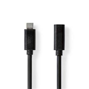 Nedis CCGL64010BK10 - USB 3.2 Gen 1 Kabel | USB-C Zstrka - USB-C Zsuvka | 1 m | ern