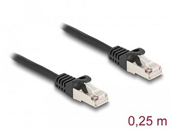 Delock Kabel ze zstrkovho konektoru RJ50 na zstrkov konektor RJ50, S/FTP, 0,25 m, ern
