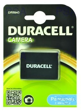 DURACELL Baterie - DR9940 pro Panasonic DMW-BCG10, ern, 850 mAh, 3.7V