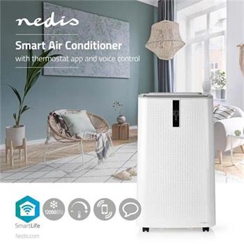 Nedis WIFIACMB1WT12 - Chytr Klimatizace | 12 000 BTU | A 75 m3 | Wi-Fi | Android a iOS | Energetick Tda A