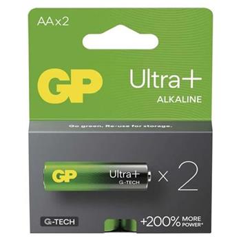 GP AA Ultra Plus, alkalick (LR6) - 2 ks