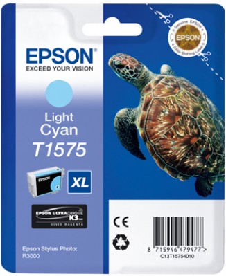 EPSON cartridge T1575 vivid light cyan (elva)