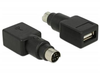 Delock Adaptr PS/2 samec > USB Typ-A samice