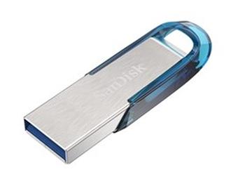 SanDisk Ultra Flair USB 3.0 128 GB tropick modr