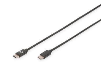 DIGITUS Pipojovac kabel USB typu C na C, 4,0 m, 3A, 480 MB, verze 2.0, bl