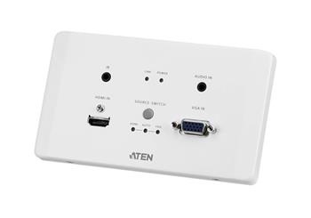 Aten HDMI & VGA HDBaseT Transmitter with EU Wall Plate / PoH (4K@100m) (HDBaseT Class A)