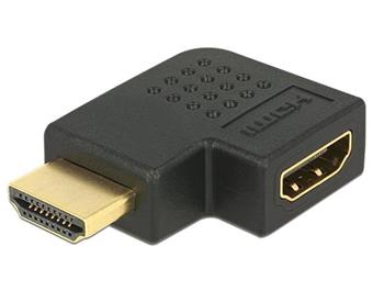 Delock adaptr HDMI A samec/samice, pravohl, vlevo