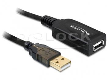 Delock USB 2.0 kabel, prodluujc A-A samec/samice 20m, aktivn