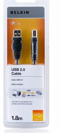 Belkin kabel USB 2.0. A/B ada standard, 1,8m