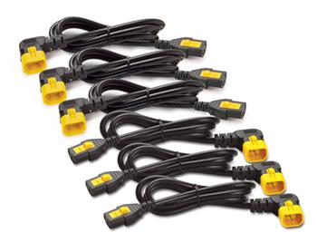 APC Power Cord Kit, ( 6ea) ,Locking, 10A, 100-230V, C13 to C14 (pravohl) 0,6m