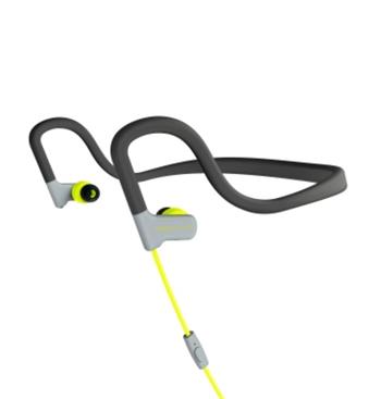 ENERGY Earphones Sport 2 Yellow, sportovn sluchtka s mikrofonem, 3,5mm jack, 93dB  3dB