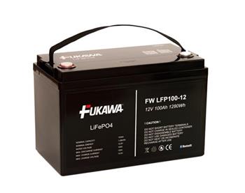 FUKAWA FW LFP100-12 (12,8V;100Ah;1280Wh;M8;BMS;Bluetooth) LiFePo4