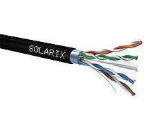 Solarix Venkovn instalan kabel CAT6 FTP PE Fca 500m/cvka ern