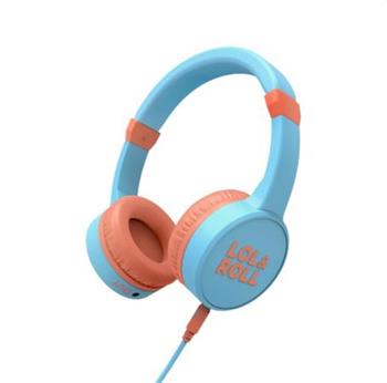 Energy Sistem Lol&Roll Pop Kids Headphones Blue, navren speciln pro dti, omezenm hladiny zvuku, Music Share