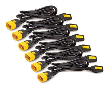 APC Power Cord Kit, ( 6ea) ,Locking, 10A, 100-230V, C13 to C14 1,2m, ern