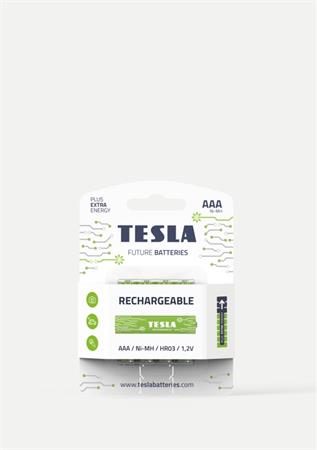 Tesla AAA RECHARGEABLE+ nabjec Ni-MH 800 mAh, 4 ks, NewDesign