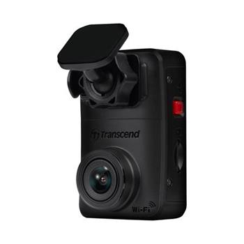 Transcend DrivePro 10 autokamera, Full HD 1080p, hel 140, 32GB microSDHC, Wi-Fi, micro USB, ern, samolepc drk