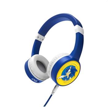 Energy Sistem Lol&Roll Sonic Kids Headphones Blue, design s jekem Sonicem, omezen hladiny zvuku, Music Share