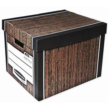 Fellowes Archivan kontejner Bankers Box Woodgrain hnd (2ks)