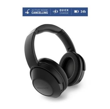 Energy Sistem Headphones BT Travel 6 ANC, Bluetooth sluchtka s technologi Active Noise Cancelling, Quick Charge