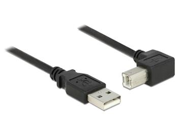 Delock kabel USB 2.0 A samec > USB 2.0 B samec, pravohl, 2 m