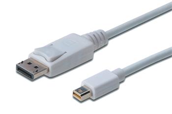 Digitus DisplayPort pipojovac kabel, mini DP/M - DP/M 3.0m