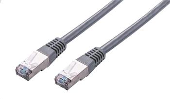 C-TECH Kabel patchcord Cat5e, FTP, ed, 0,5m