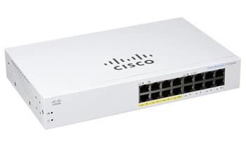 Cisco CBS110 Unmanaged 16-port GE, Partial PoE - REFRESH