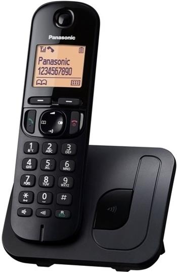 Panasonic KX-TGC210FXB, bezdrt. telefon, ern