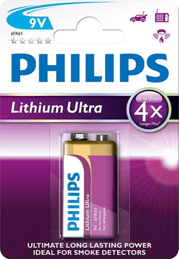 Philips baterie 9V Ultra lithium 