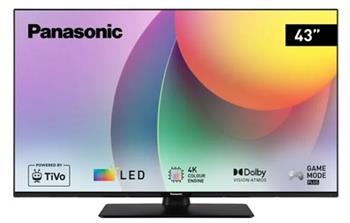 Panasonic TB-43W60AEZ Smart Powered by TiVo TV, 108cm, 4K, LED, HDR10, DVB-T2/S2/C