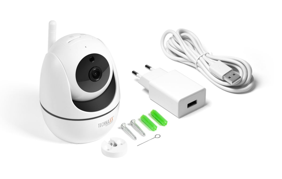 Technaxx bezpečnostní FullHD WiFi IP PT indoor kamera (TX-146)